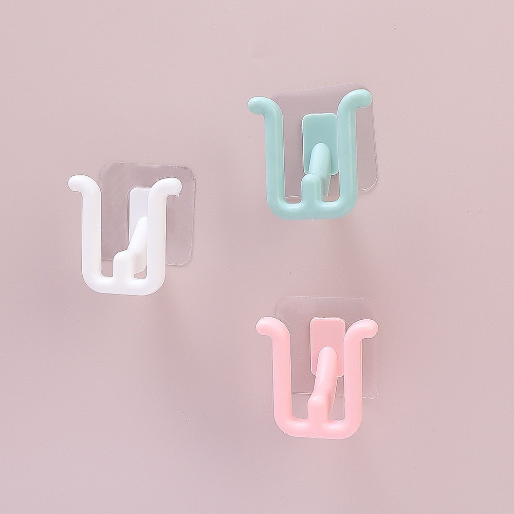 [GROSIR] GANTUNGAN KAIT SANDAL SEPATU TEMPEL DINDING SERBAGUNA 3 SEKAT UNIK BERBENTUK W