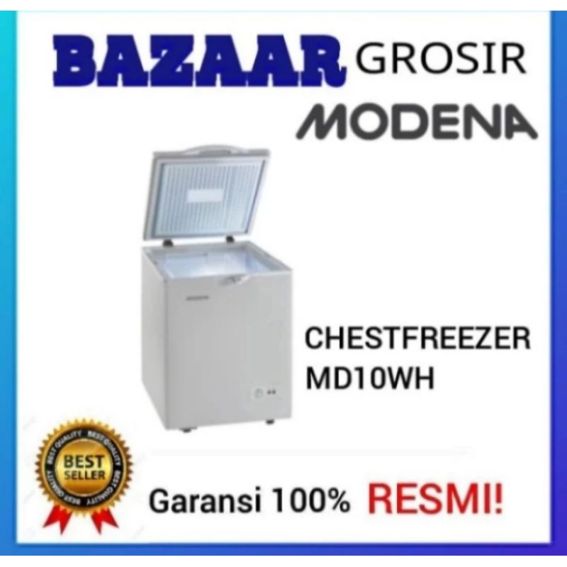 MODENA CHEST FREEZER CONSERVA MD 10 W MD10W KAPASITAS 100L