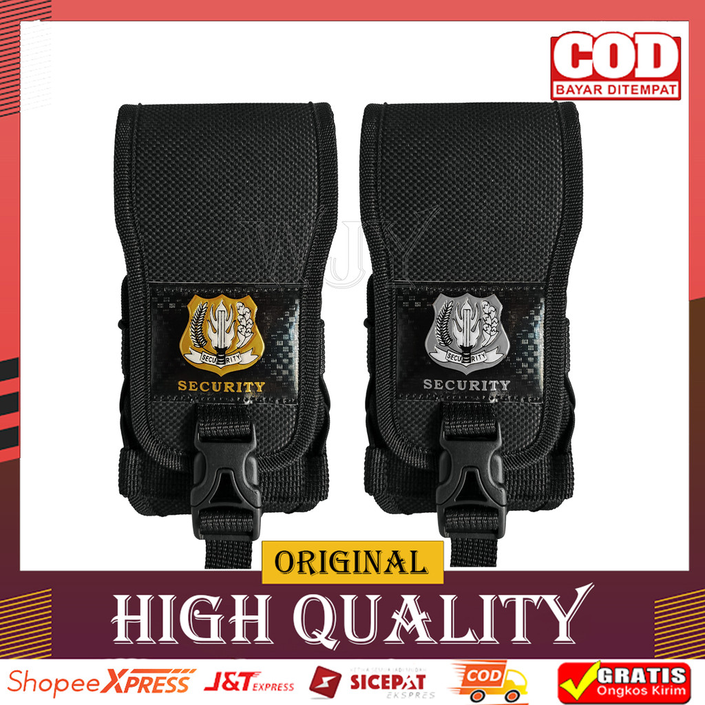SARUNG HP TACTICAL SECURITY SARUNG HP PINGGANG LOGO SECURITY