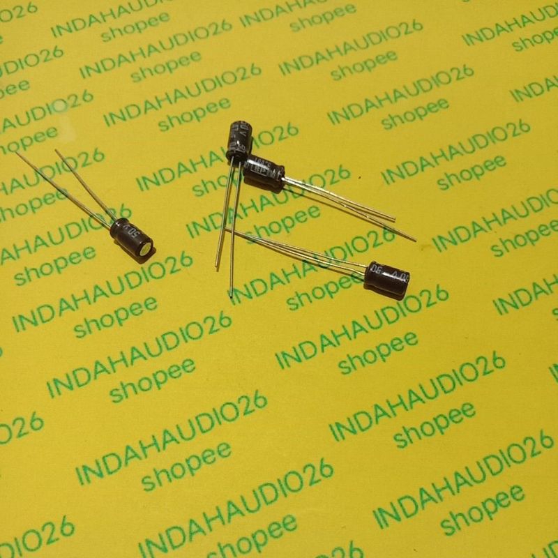 bipolar 0.47uf 50v bp elko d4x7mm bipolar alias non polar elco 0.47 uf 50 v 470nf 474 470n cap bi po