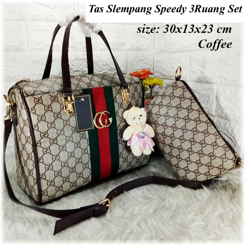 Tas Slempang Speedy 3Ruang Set