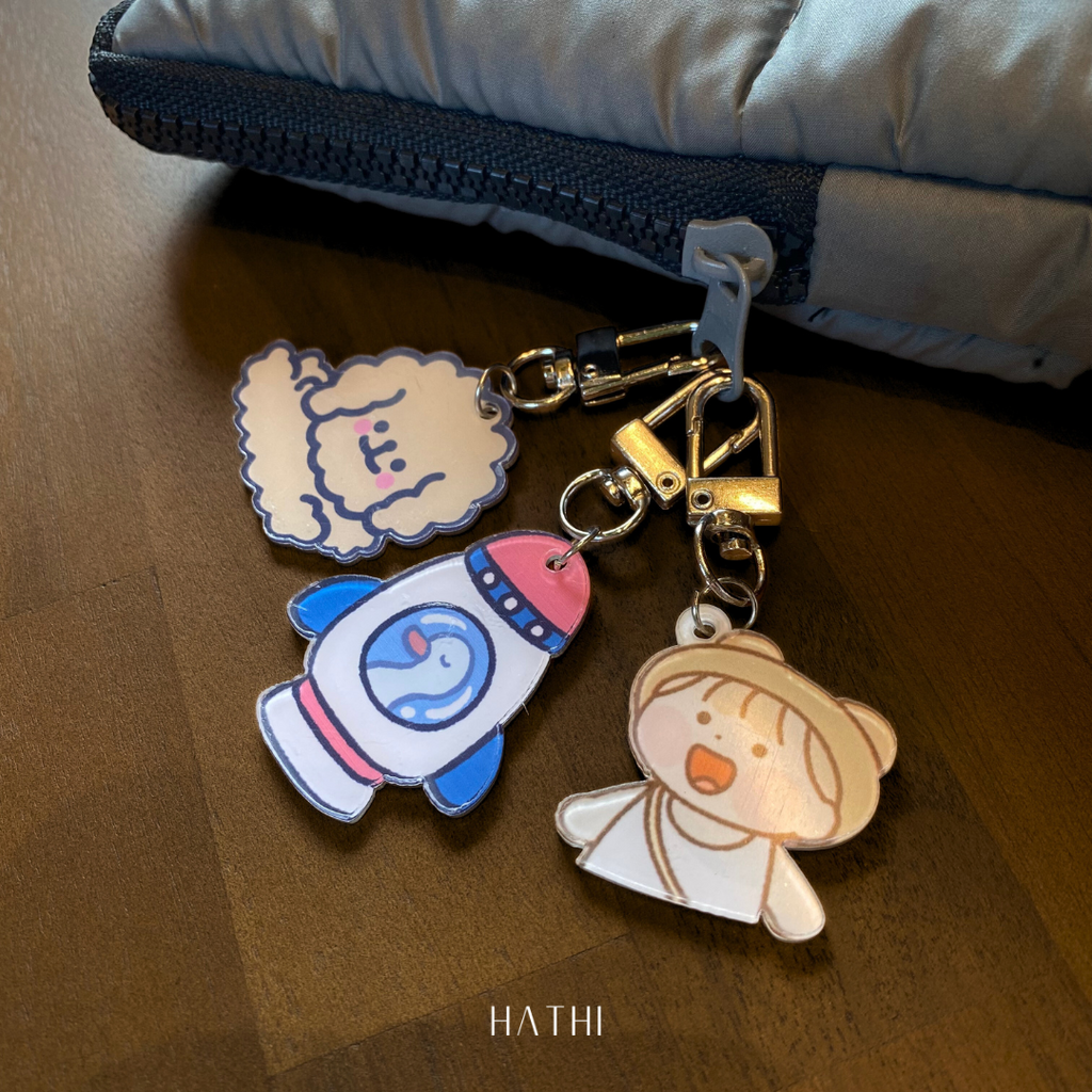 Keychain // Gantungan Kunci // Gantungan Akrilik // Gantungan Tas