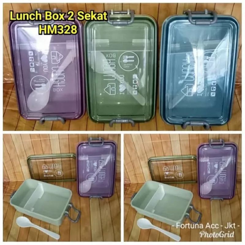 LUNCH BOX 2 SEKAT DELICIOUS 700ML