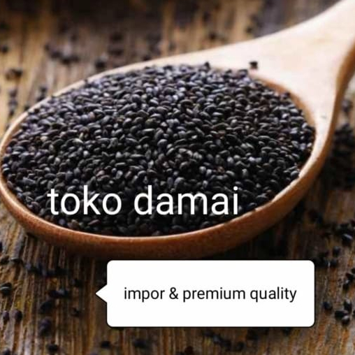 

biji selasih / basil seed import premium quality 1kg