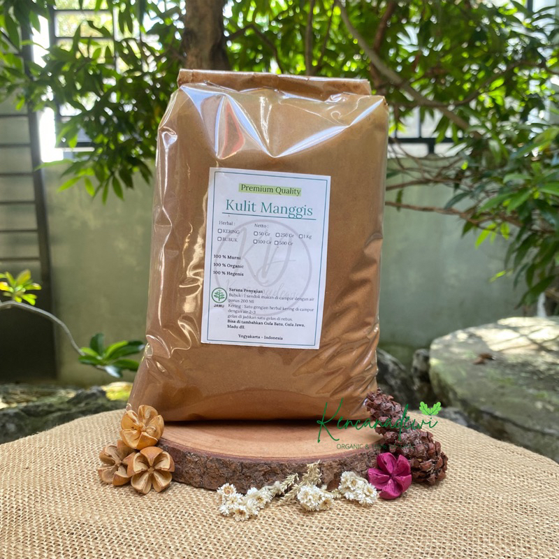 

Kulit Manggis Bubuk Murni Tanpa Campuran 100gram - 250gram