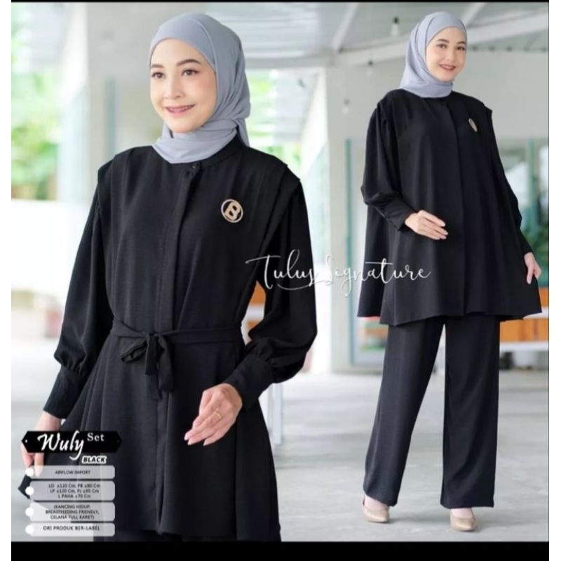 WULY SET/Stelan Tunik Kringkle Terbaru