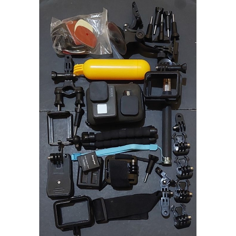 Kamera Go Pro Hero 5 Black FULL ACCESORIES Cocok untuk Youtubers