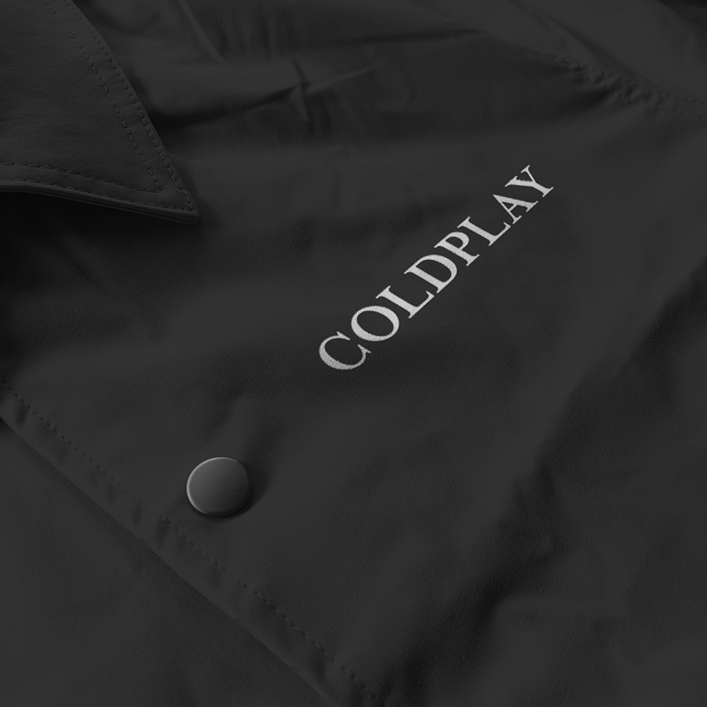 WINDBREAKER COACH JACKET BAND COLDPLAY | JAKET PRIA WANITA BAHAN PARASUT WATERPROOF ANTI AIR
