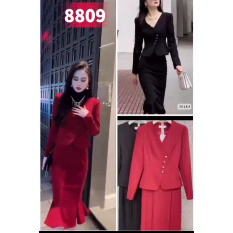 NEW SET DRESS ROK DUYUNG FASHION IMPORT TERBARU