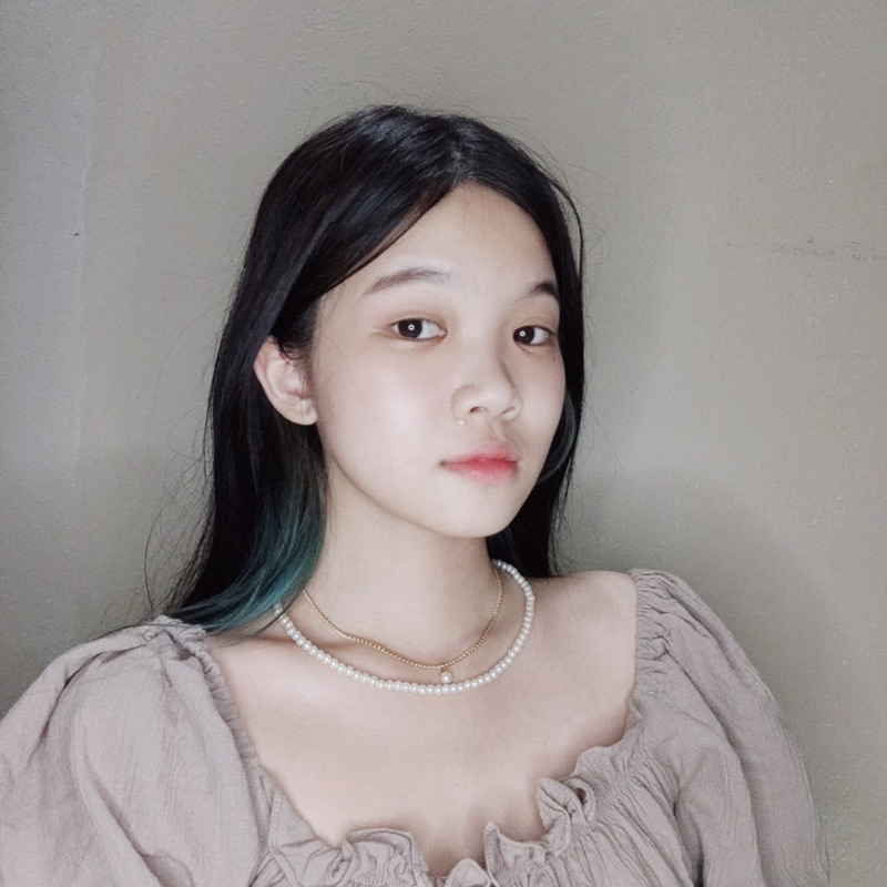 Delice Korean Multilayer Pearl Necklace Kalung Korea Dua Lapis Rantai Mutiara