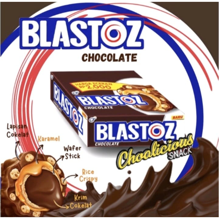 Blastoz Crunchy Nuts BARU | 12 @ 24 Gr | Tango