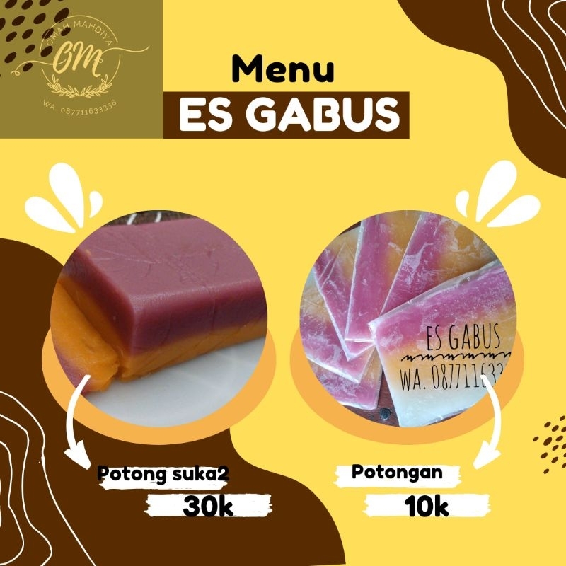 

Es Gabus| Es Jadul | Es Kue