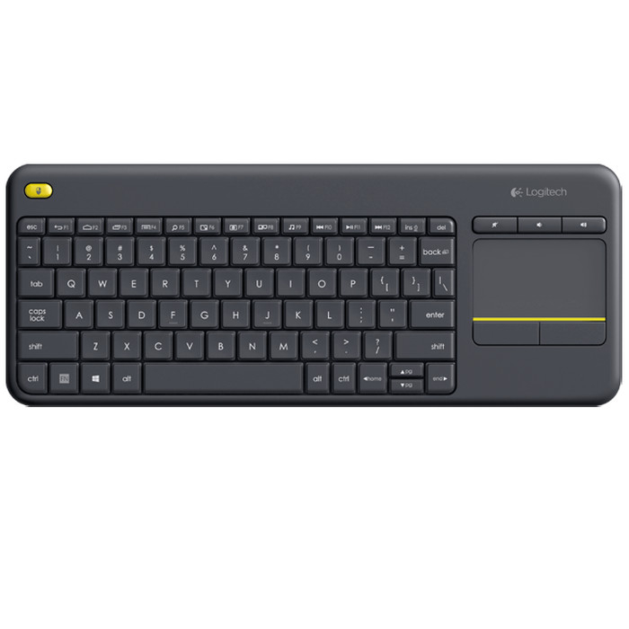 Keyboard LOGITECH Wireless Touch K400 PLUS - Garansi Resmi