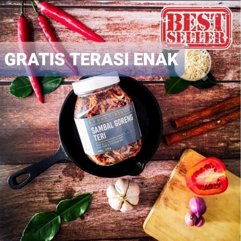 

Sambel Goreng Teri 175gr ENAK GRATIS terasi ENAK khas Cirebon