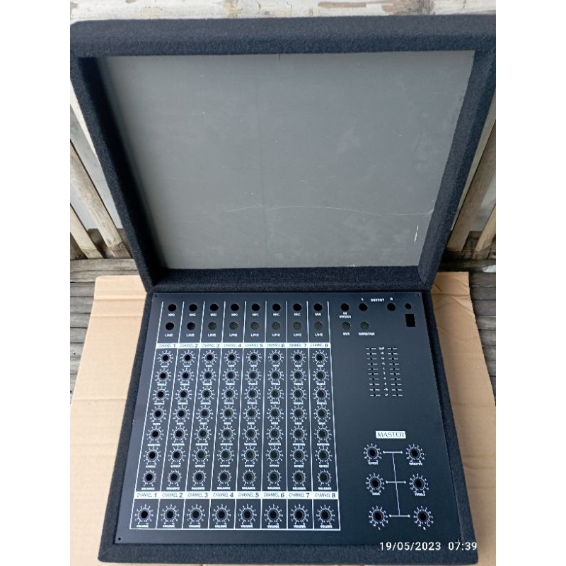 plat/panel mixer 8 chanel+box