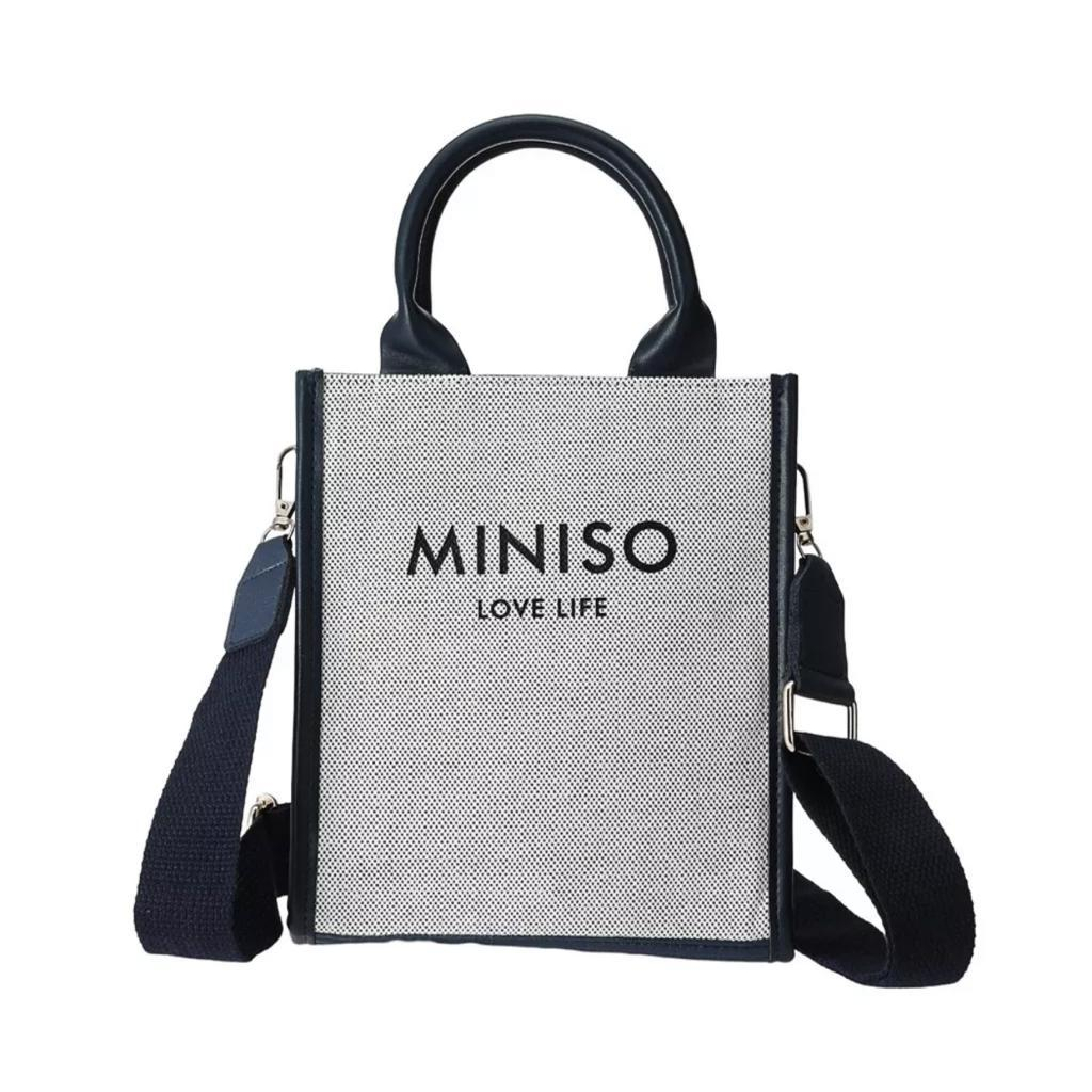 Miniso Tas Selempang Handbag Crossbody Bag Wanita Modis Tas Tangan Tali Panjang