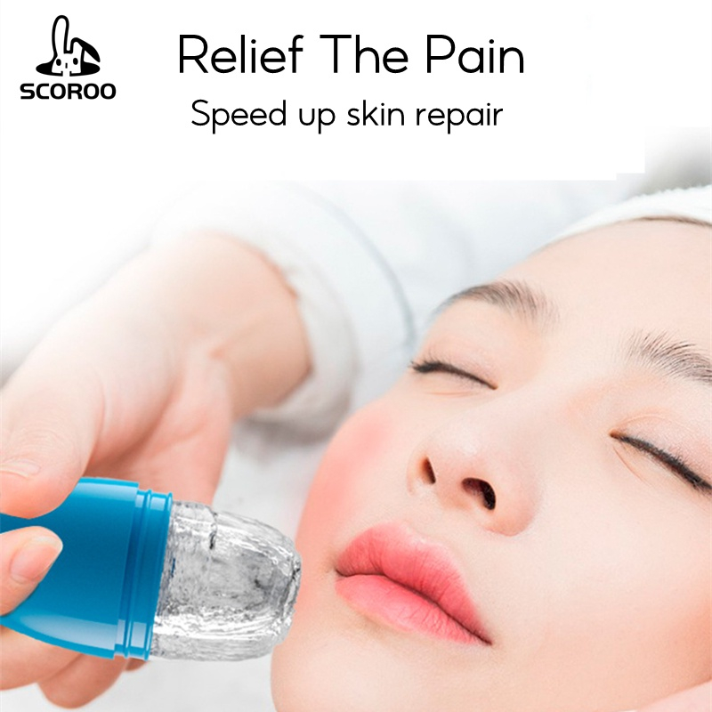 MAANGE Ice Face Massager Face Roller Eye Reusable to Enhance Your Beauty Routine Beauty Ice Facial Contour Roller Face Skin Care Silicone Stick Face Mould 1279