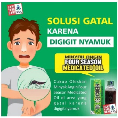 Minyak Angin Shen Nong Si Four Season Medicated Oil