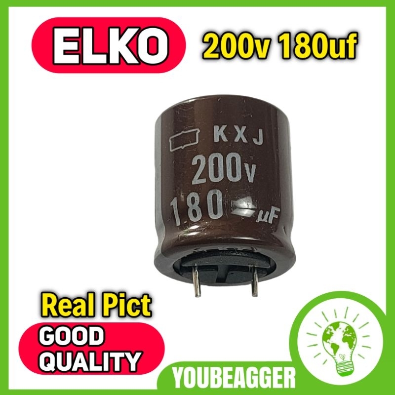 Elko 200v 180uf