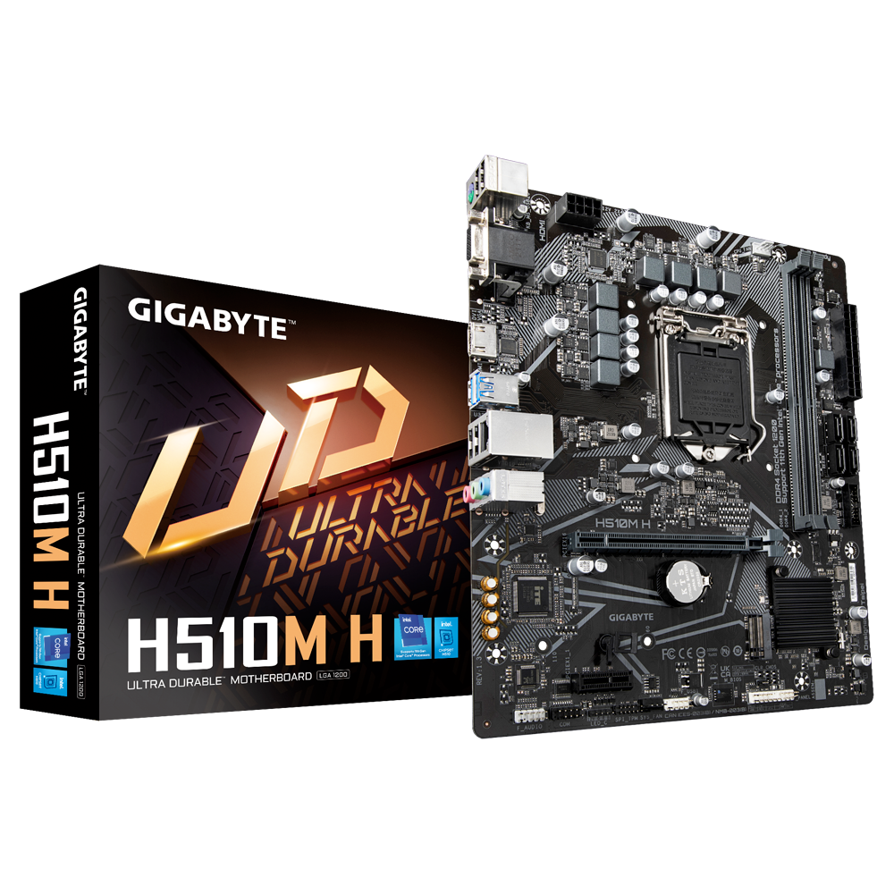 Motherboard Gigabyte H510M H (Socket Intel LGA 1200, Gen 11, Gen 10)