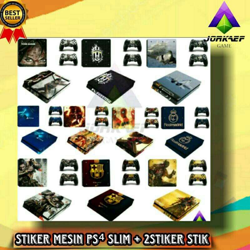 STIKER MESIN PS 4 SLIM FREE STIKER STIK PS4