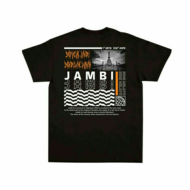 TSHIRT KAOS JAMBI PREMIUM || BAJU JAMBI STREETWEAR ORIGINAL