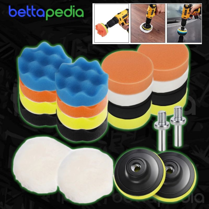 Busa Poles - Alat Poles Mobil Motor Gerinda - Alat Poles 3 Inch Bor Konektor Drill