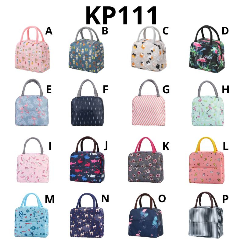 GOKIDO - KP111 TAS BEKAL MAKANAN ANAK LUNCH BAG TEMPAT BEKAL ANAK TEMPAT PENYIMPANAN MAKANAN TAS LUNCH BOX