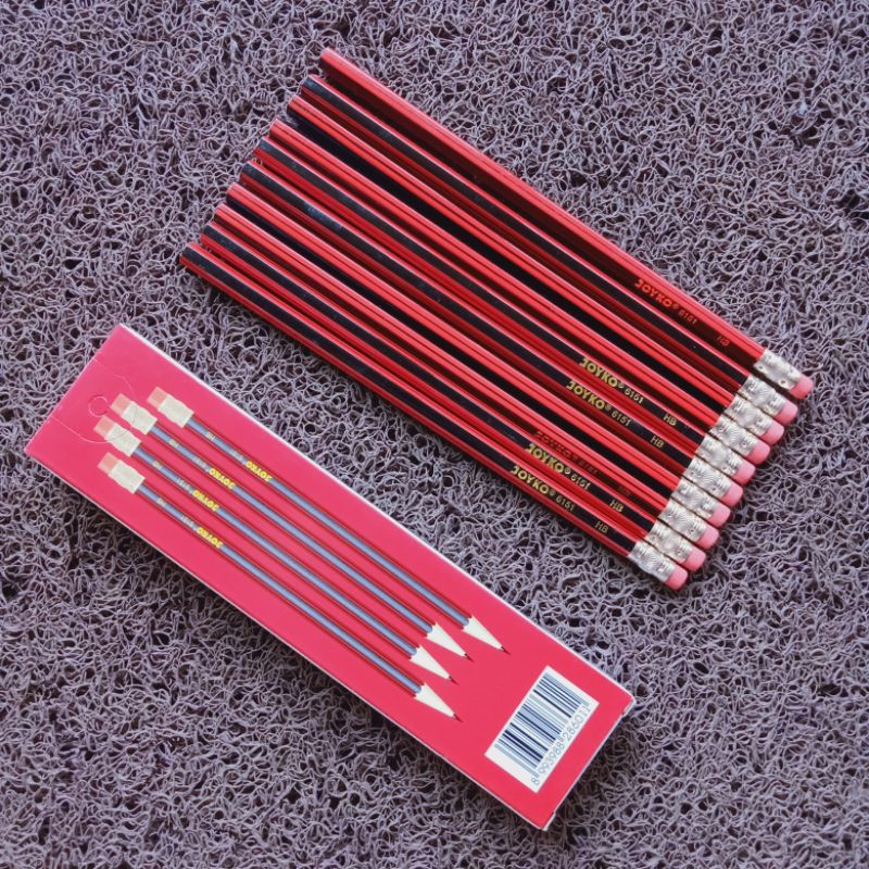 

Dapat 12pcs Pensil joyko dengan penghapus