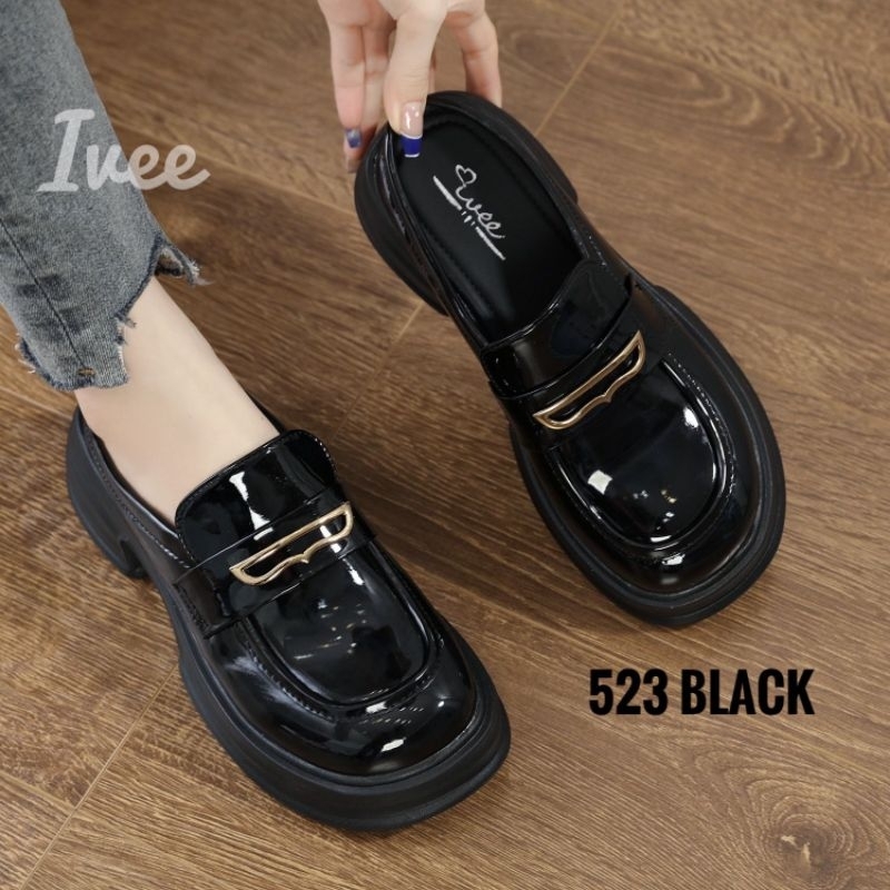 CHUNKY LOAFERS IVEE SHOES KOREA BEAUTYFLY #523