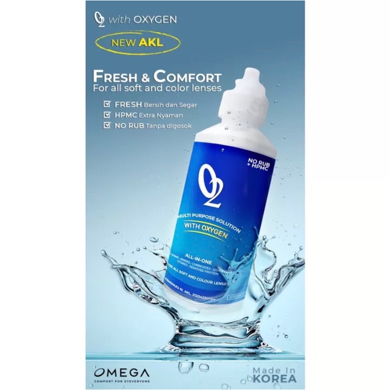 Cairan Softlens / Solution O2 by OMEGA 160ml