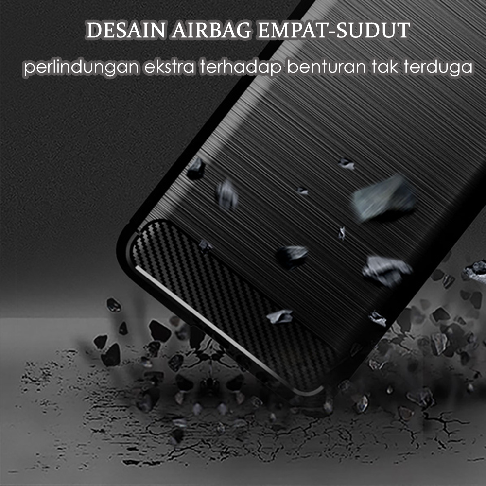 Case Realme XT Ultra Slim Ipaky Carbon Premium Softcase Casing