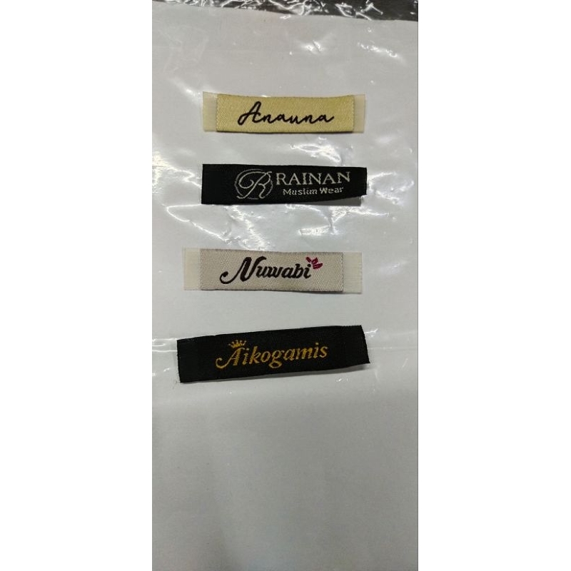 

label rajut/label hijab/label gamis/label baju koko(2000pc)