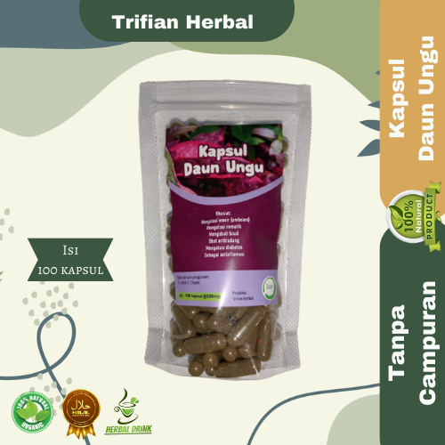 Kapsul Daun Ungu Asli Trifian Herbal