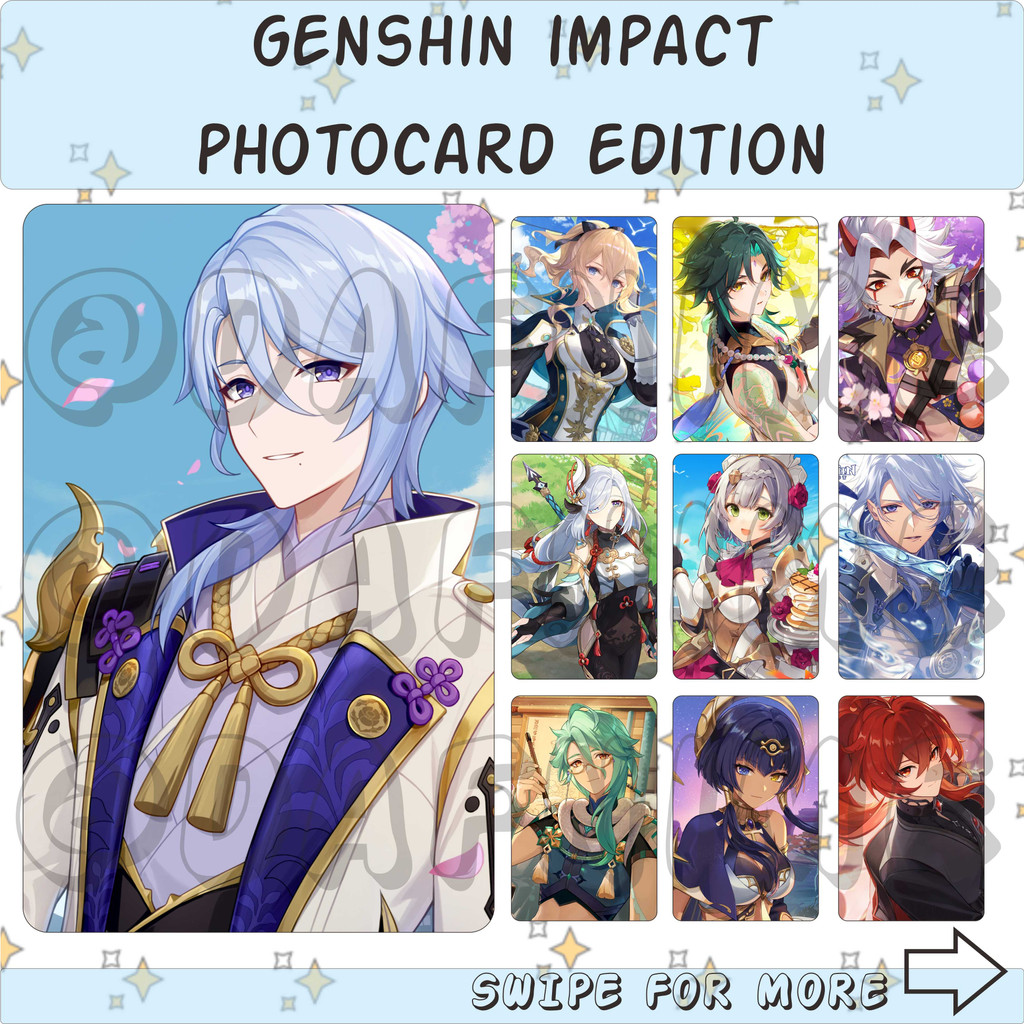 Photocard Genshin Impact Anime Chapter 2 Edition