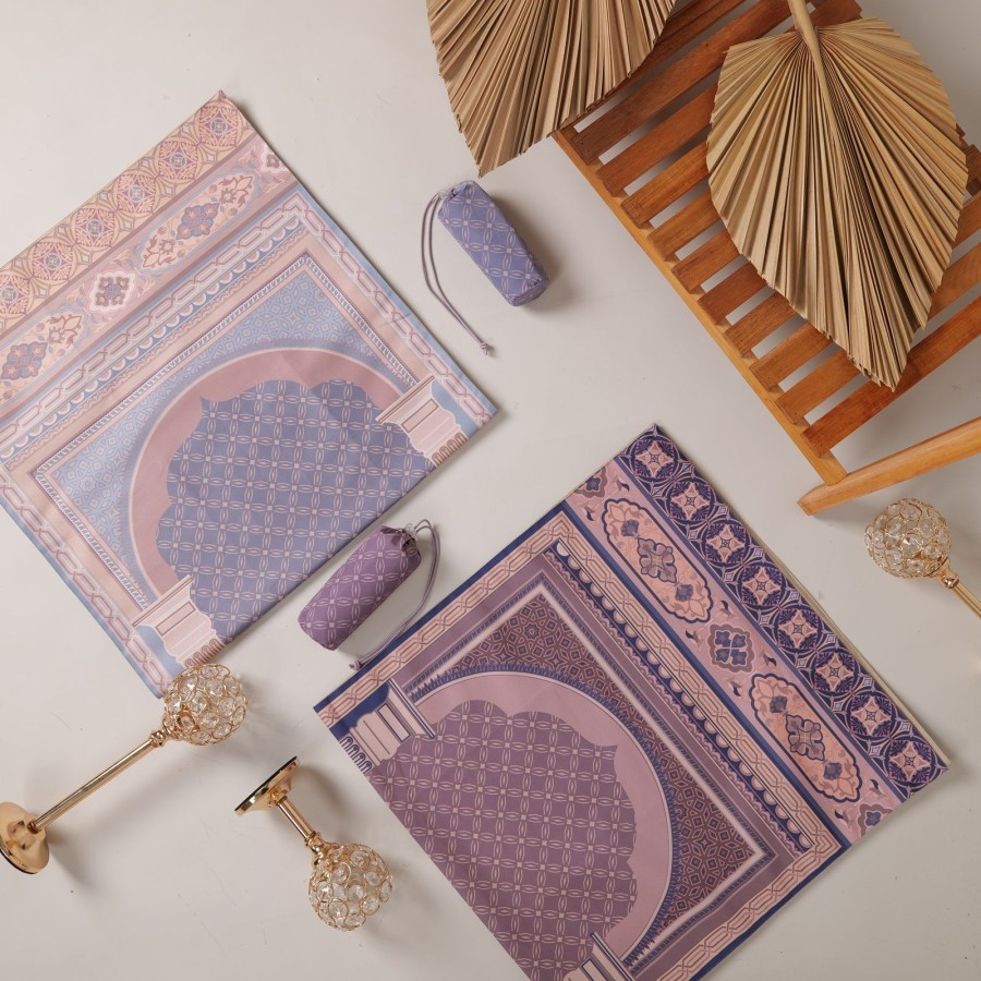 Sajadah Travel Anti Air | Free Box & Gift Card - Sultana Orchid