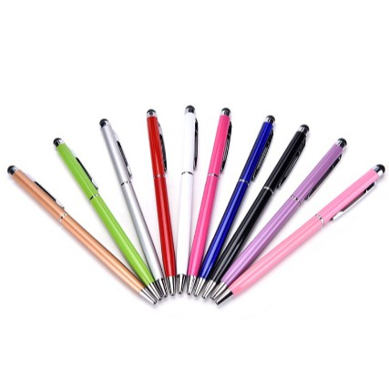 [GROSIR] ALAT TULIS PULPEN BALLPOINT BOLLPOINT AJAIB STYLUS 2 IN 1 TOUCHSCREEN PENA SENSITIVE TABLET SMARTPHONE