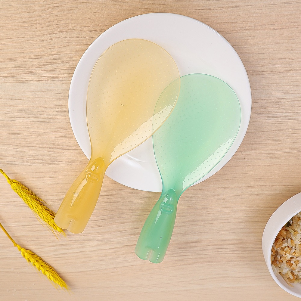 [GROSIR] CENTONG SENDOK CIDUKAN NASI BENING MONSTER TRANSPARAN BISA BERDIRI STANDING RICE SPOON