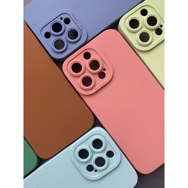 Case Candy Macaron Pro + Protect Camera Macaron For Xiaomi Redmi Note 12 Pro 4G