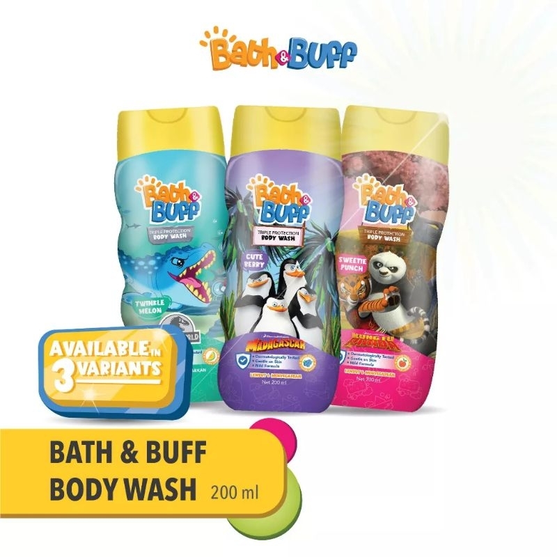 BATH &amp; BUFF BODY WASH 200ML