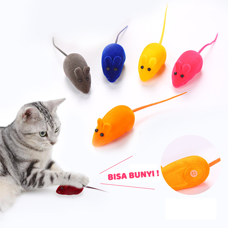 Mainan Kucing - TIKUS CIT CIT Mainan Tikus Interaktif Mencit Kucing Pet Toys Bentuk Tikus Bisa Bunyi Mainan Hewan Peliharaan Doggy Bersuara Cit