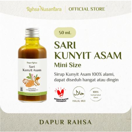 Rahsa Nusantara - Sari Lemon/Sari Jahe Merah/Sari Kunyit Asam/Sari Serai Telang Mini Size Basic &amp; Sari Series 50ml