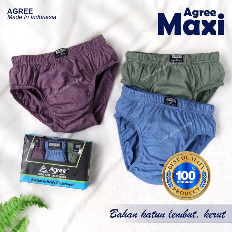 CD pria agree 8889 model Maxi / celana dalam agree 8889 / celana dalam laki-laki dewasa / CD agree 8889