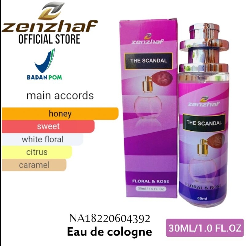 PARFUM BPOM ZENZHAF THE SCANDAL 30ML