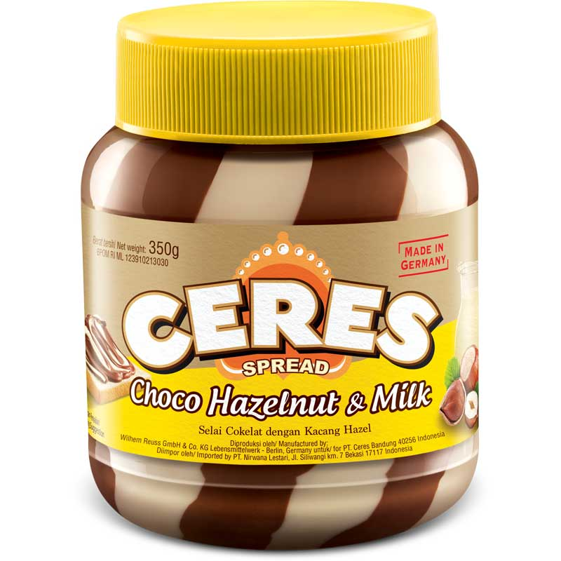 

CERES Spread Selai Choco Hazelnut & Milk 350 g