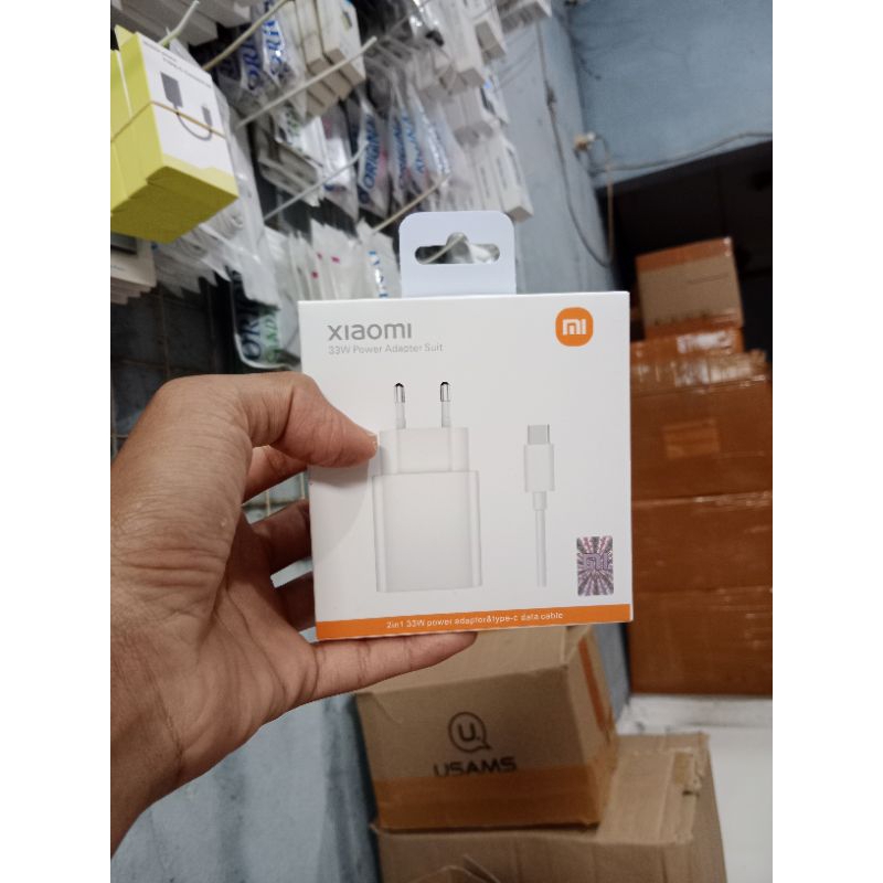 CHARGER XIAOMI REDMI NOTE 8 / NOTE 9 / POCO M3 | FAST CHARGE ORIGINAL 100% (33W)