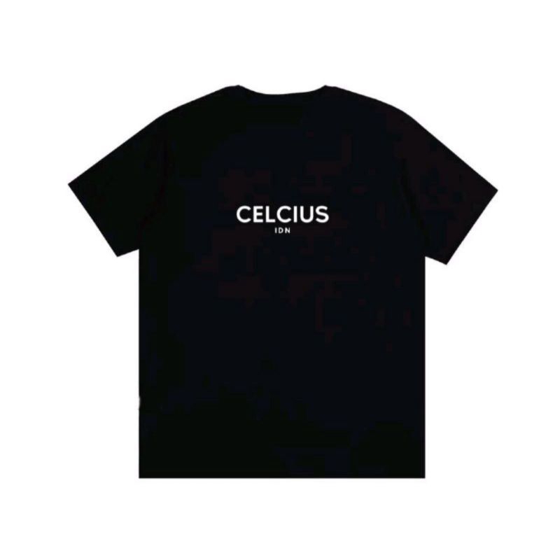 celcius T-shirt hitam 01 /kaos pria wanita