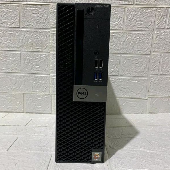 PC DELL OPTIPLEX 5055 SFF RYZEN 5 PRO 2400G RAM 8GB SSD 256GB MURAH LEBAY