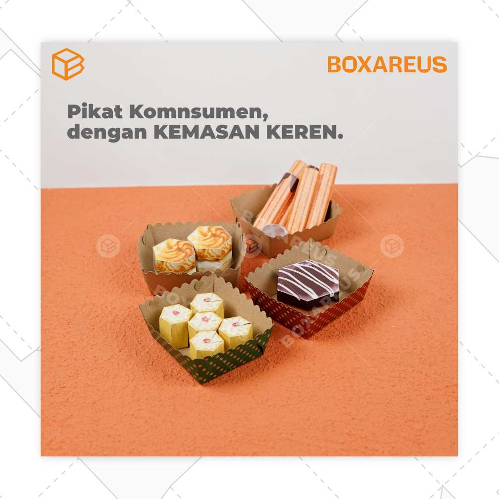 Kotak Kentang Goreng French Fries Food Paper Tray Box Makanan | FP 1113