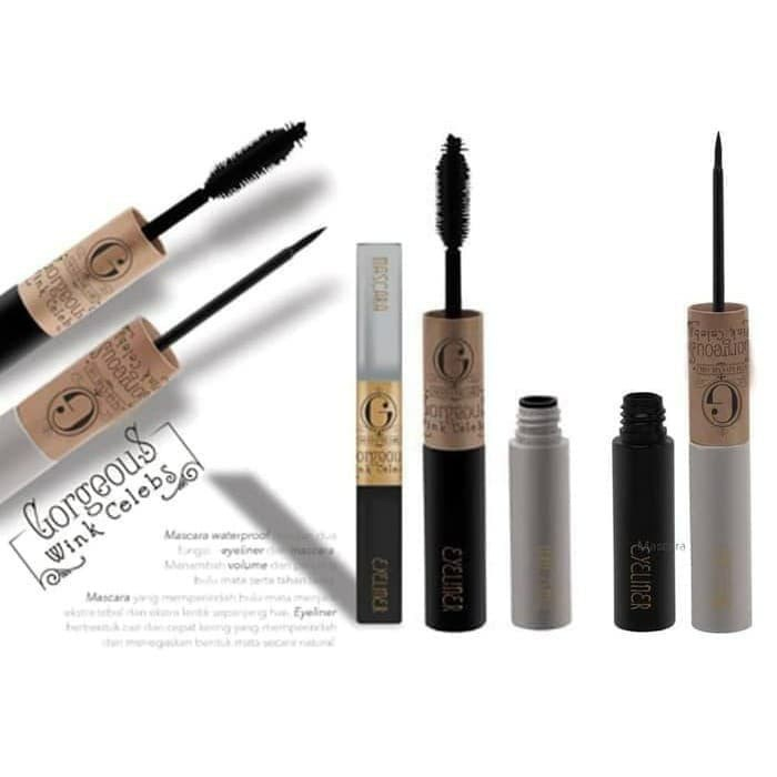 ❤ RATU ❤ Madame Gie Gorgeus Wink Celebs Pretty Beauty Long - Make Up | Mascara Eyeliner 2in1 | Waterproof Maskara